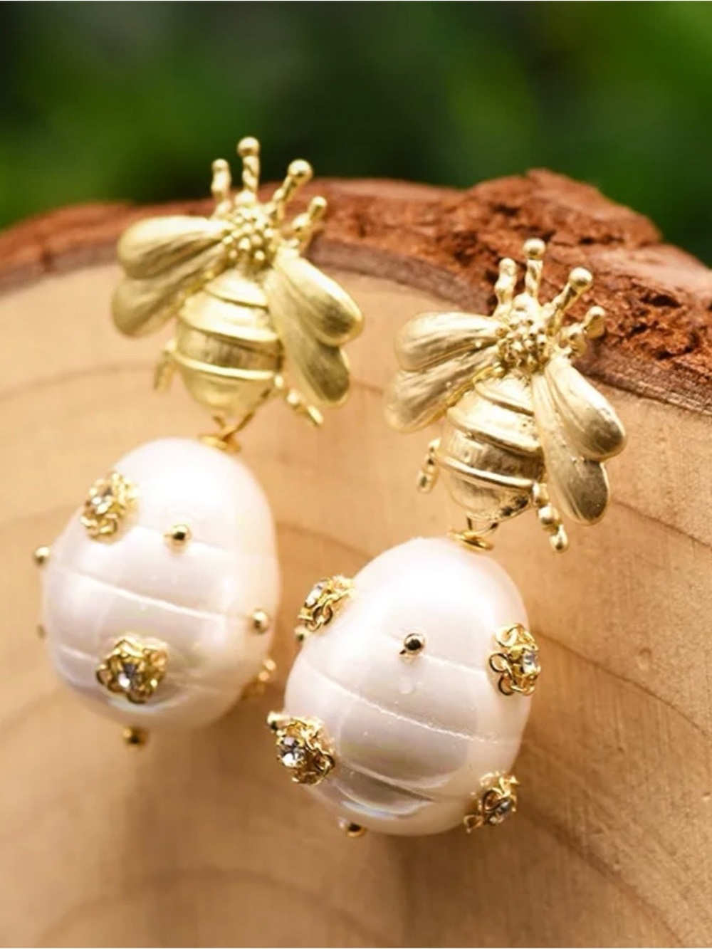 Pearl Drop Earrings For Women Featuring Zircon
Inlay And Elegant